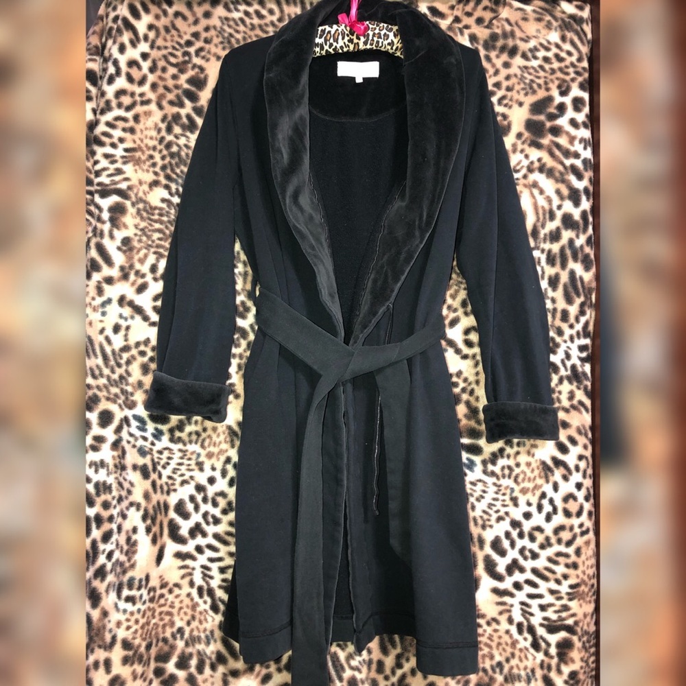 Victoria’s Secret black robe. Small